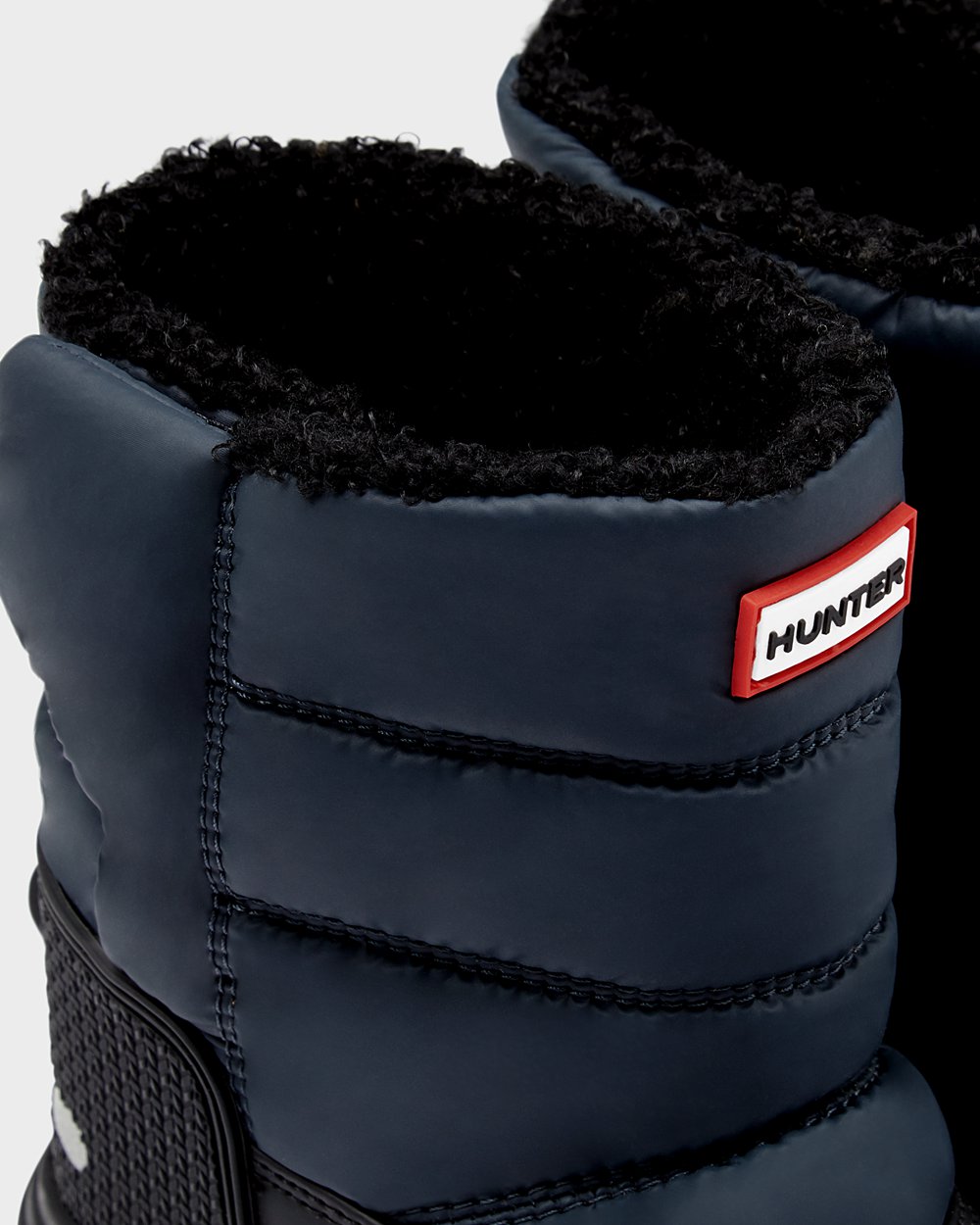 Botas de Nieve Hunter Niños - Original Big Insulated - Azul Marino/Negros - LSOJHYV-13